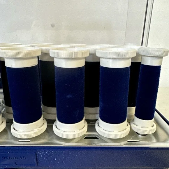 Remington Aqua-Curl Hair Rollers - Blue and White - Picture 8 of 11